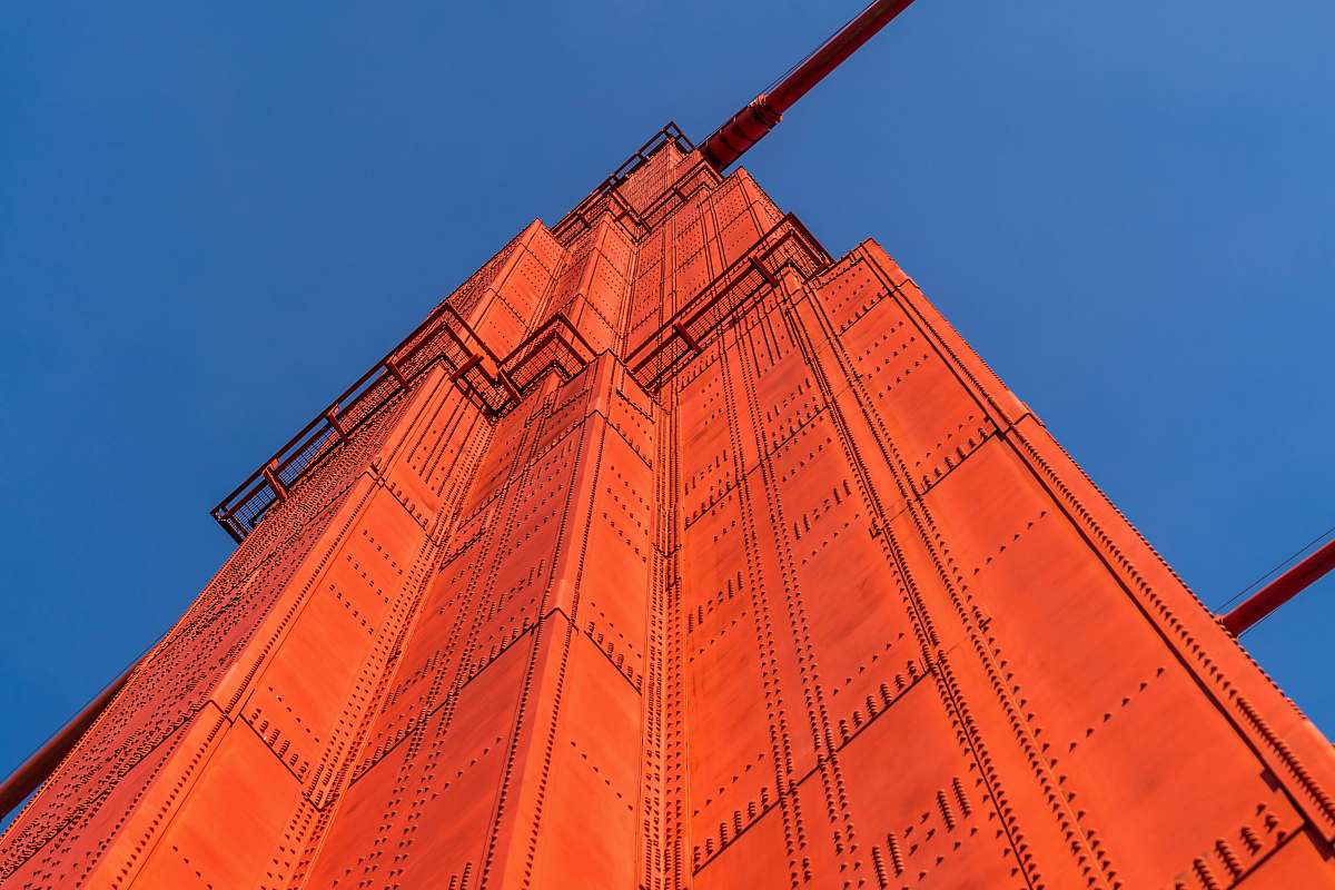 san francisco orange building low angle photography golden gate bridge